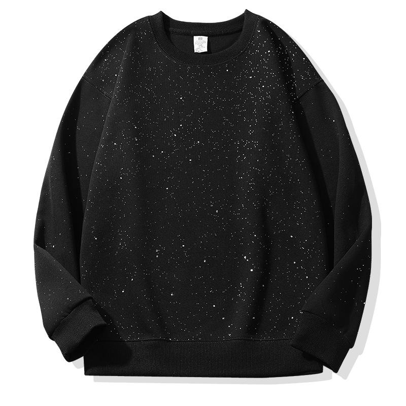 Neues Hua Baumwolle Sternen Kapuzen-Unisex-Sweatshirt - Trendig Amerikanischer Lässiger Lockerer Schnitt