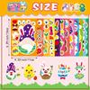 Anime-Inspired Easter Puzzle: Cute Cartoon Animal Face Stickers for Kids & Parents