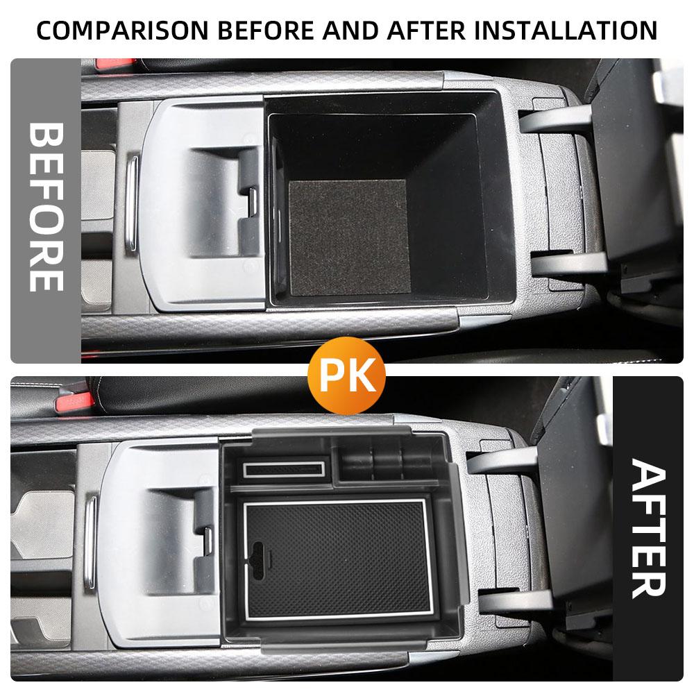 ABS Armrest Storage Box for Renault Koleos Samsung QM6 2016 2017 2018 2019 2020 Center Console Organizer Tray Interior Accessories