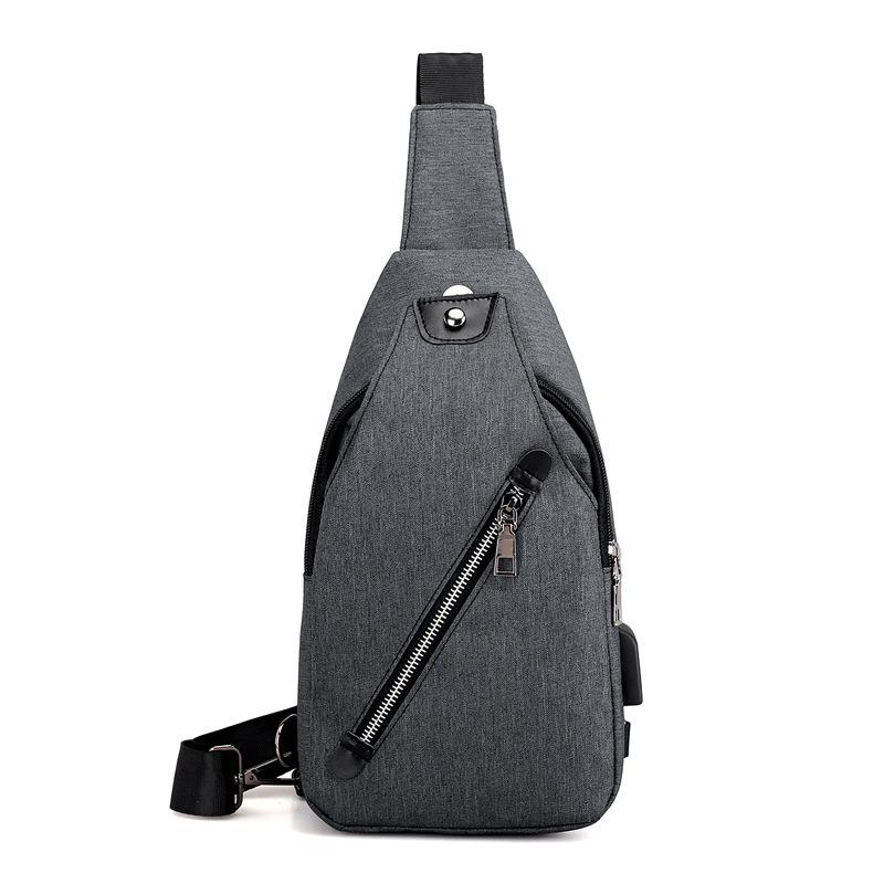 

Новый модный спортивный рюкзак, перезаряжаемая мужская нагрудная сумка, уличная сумка через плечо для отдыха.