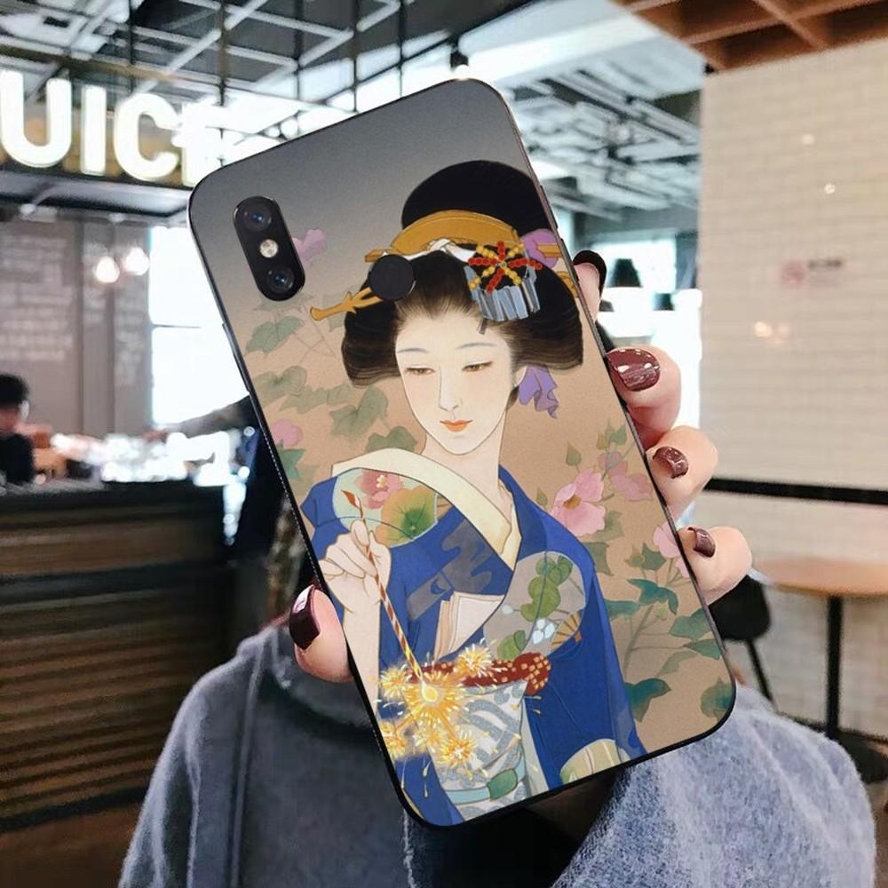 

Ukiyo-e Japanese style Art Phone Case For Xiaomi Mi 5X 8 9 10 11 12 lite pro 10T PocoX3pro PocoM3 Note 10 pro lite Xiaomi Mi 8SE