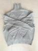 European & American Style Loose Knitted Pullover: Women's Solid Color High Neck Diamond Sweater