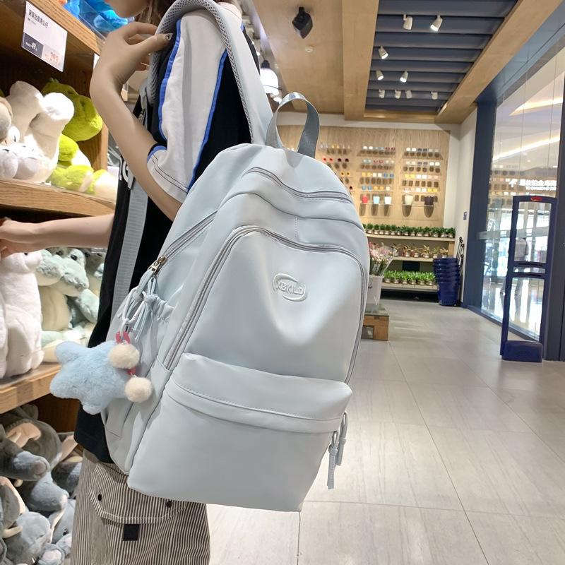 College style small fresh ins style student schoolbag Korean version of junior high school students large-capacity backpack