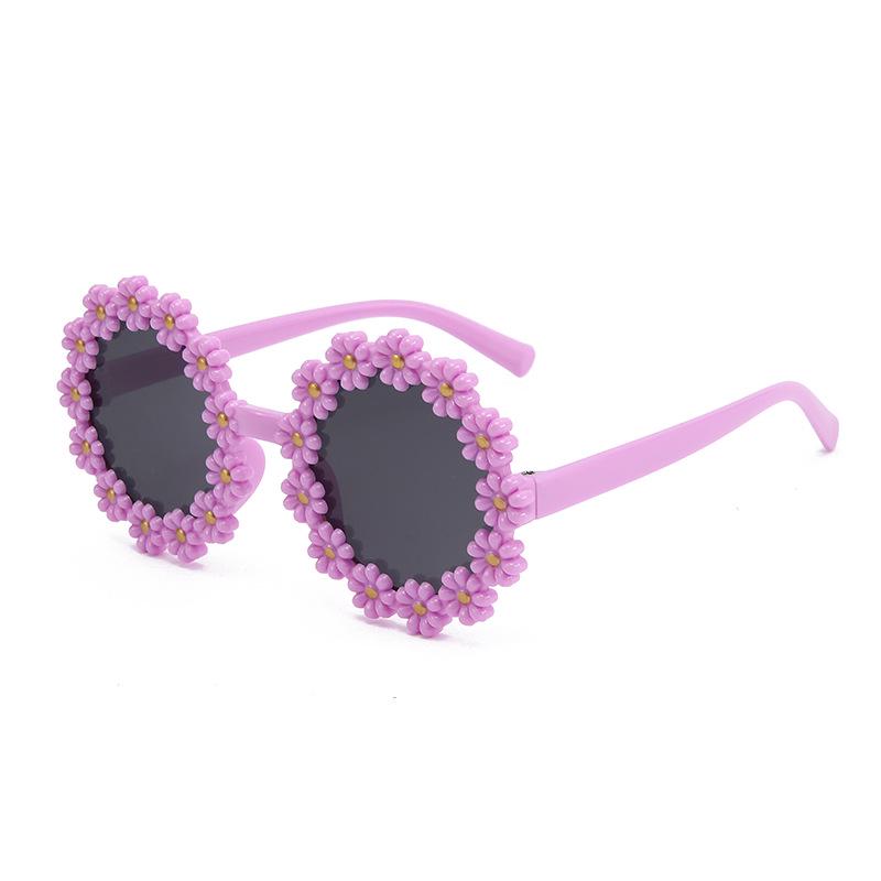 Children's Cute Daisy Sunglasses - Baby Girl Princess Summer Sunshade Dress-up Glasses