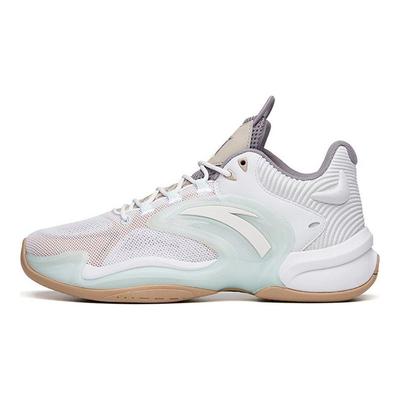 Heat Wave 3 Shock Absorption Non-Slip Low-Top Basketball Shoes Men Sneaker Gray White 112131608-5