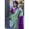New Launch - Soft Lychee Silk Saree with Rich Pallu and All Over Jacquard Work
