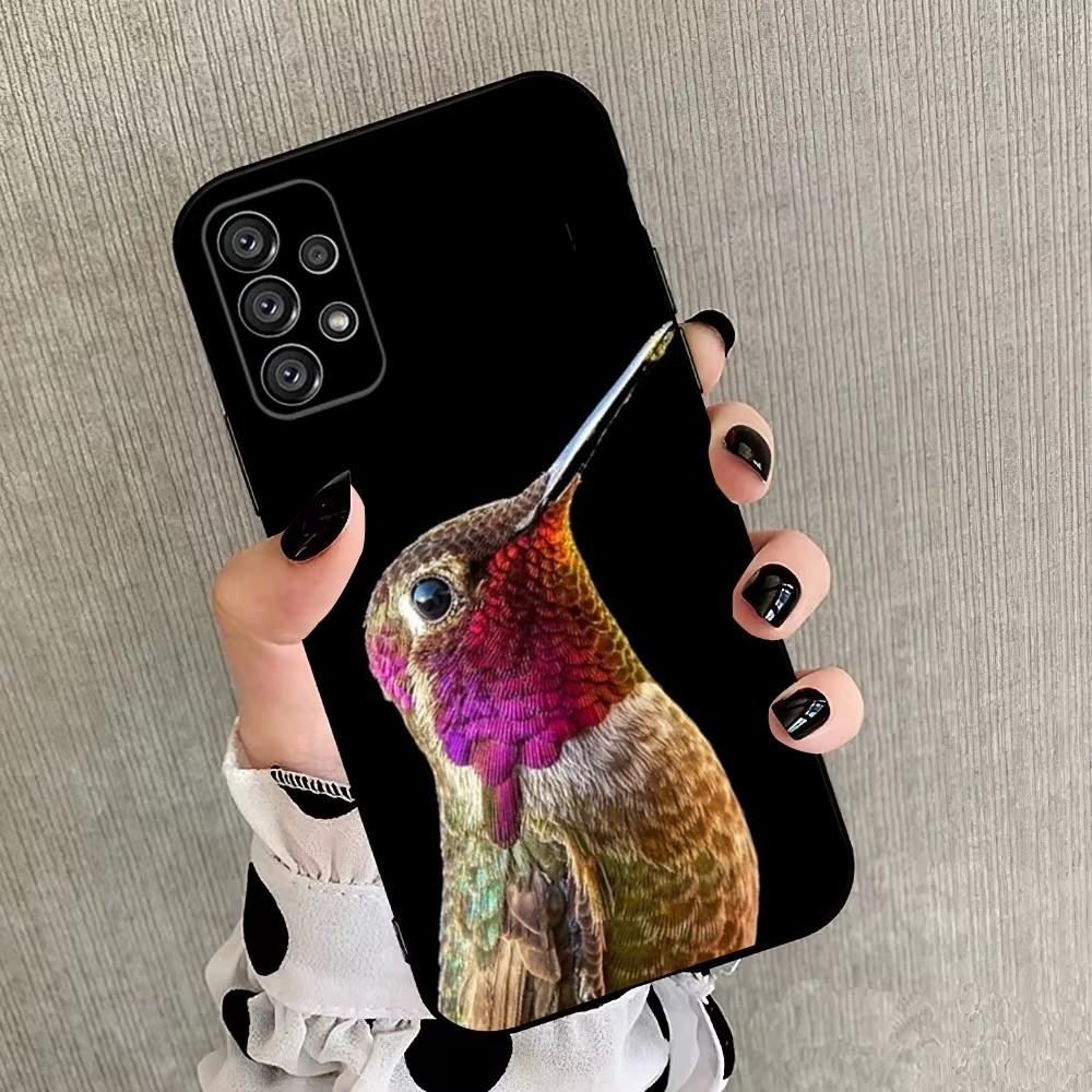 

Animal Hummingbird Phone Case For Samsung Galaxy A20,A21s,A22,A31,A32,A52,A53,A72,73,A80,A91 Soft Black Cover Samsung a735g