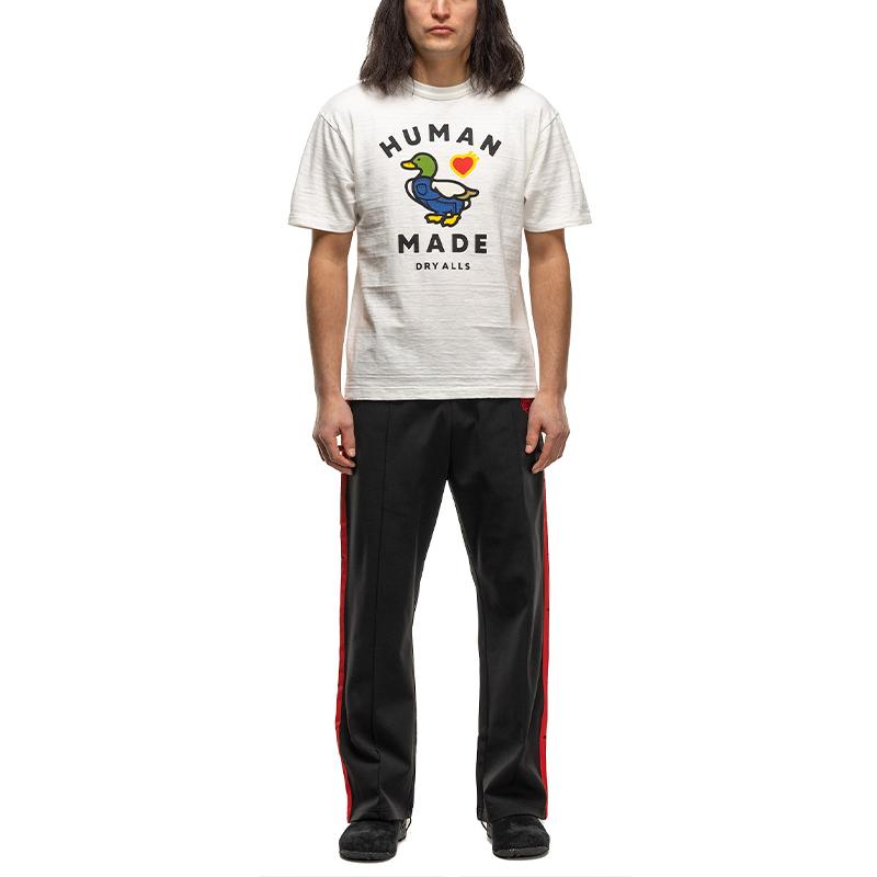 HUMAN MADE SS24 T-Shirts Unisex Crew Neck Moderate Straight Fit HM27TE005
