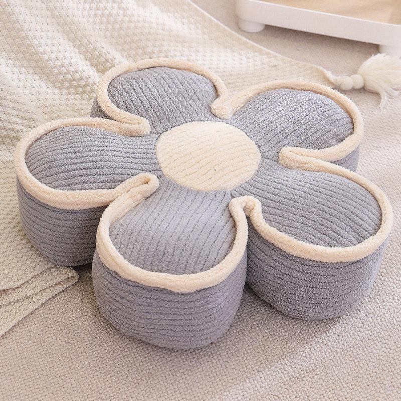 Soft Stuffed Flower Extra Thick Cushion Girly Room Decor Pillow Lifelike Sunflower Plush Toys Baby Kids Birthday Gift 50/65cm