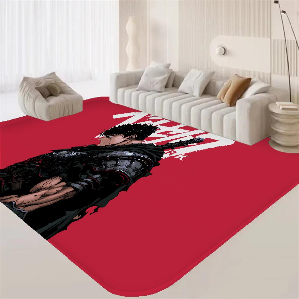 Berserk Guts Hallway Carpet Retro Multiple Choice Living Room Kitchen Rug Non-Slip Welcome Rug