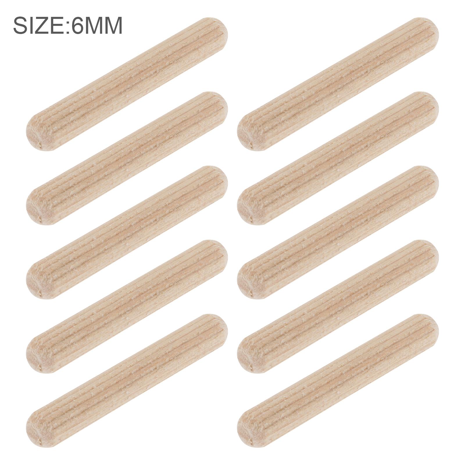 

10 шт. Деревянные шканты из твердой древесины, рифленые шканты, мебельные, для столярных работ, рифленые, шканты с канавками, для рукоделия, столярные, для деревообработки, набор шкантов