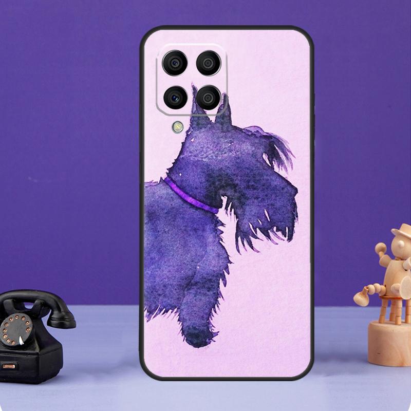 Cartoon Westie Dog Case For Samsung Galaxy M55 M35 M15 M56 M36 M16 M06 M31 M13 M33 M53 M12 M32 M52 M14 M34 M54