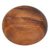 Trä Snacksfat Frukt Mat Sallad Soppskål för Hem Kaffebutik Användning12x3.5cm