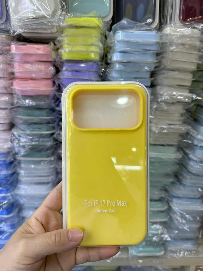 Ins Candy Color Official Case For IPhone 17 Pro Max Air 16 15 14 Plus 13 12 Original Soft Liquid Silicone Wireless Charging Anti-Drop Protect Cover