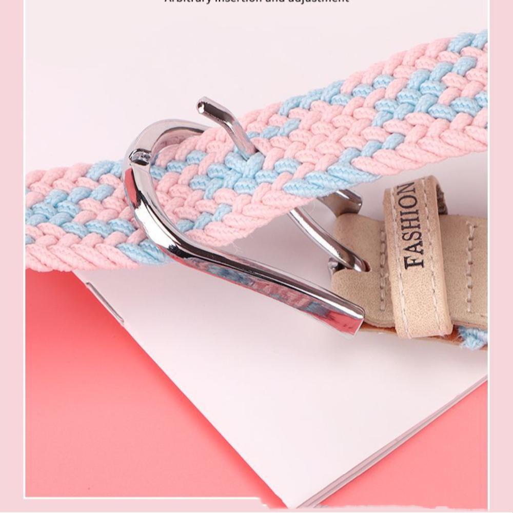 Elastic Canvas Belt Popular Waistband Fashion Loose Belt Men