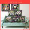 Adorable And Humorous Dog Pillowcase For Car Sofa Waist Cushions And Home Decor