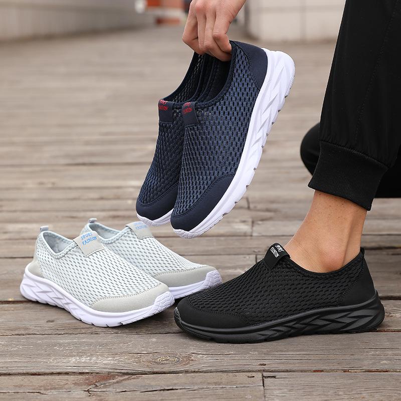 Non-slip Men's Casual Mesh Men's Shoes Soft Sole Light and Breathable Men's Breathable Light and Comfortable