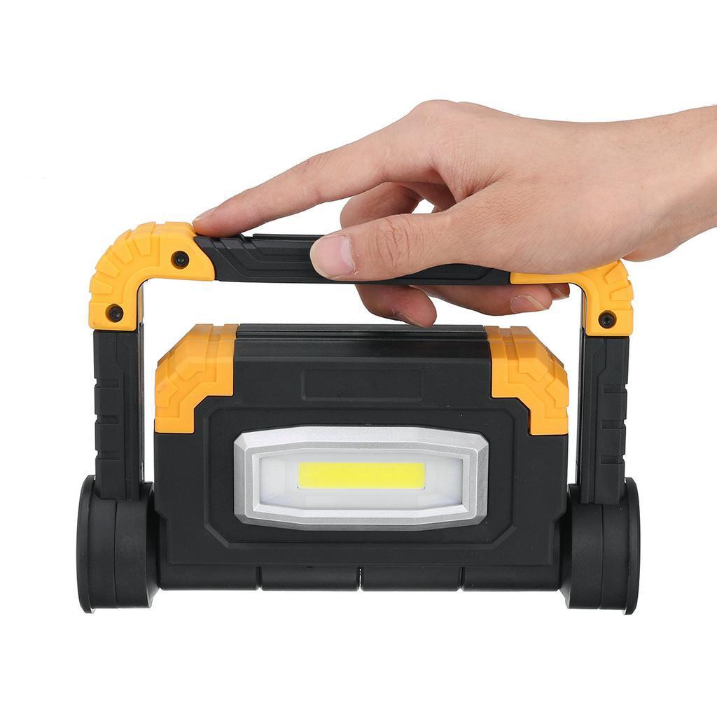 150W 5000mAh LED Folding Portable Light USB Charger COB Butterfly Work Light Outdoor Emergency Camping Floodlight