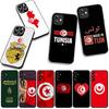 Tunisia Flag Map Cover Phone Case for Xiaomi Redmi Note 14 12 13 ProPlus A4 A3 Pro Plus 12C 13C 14C 5G