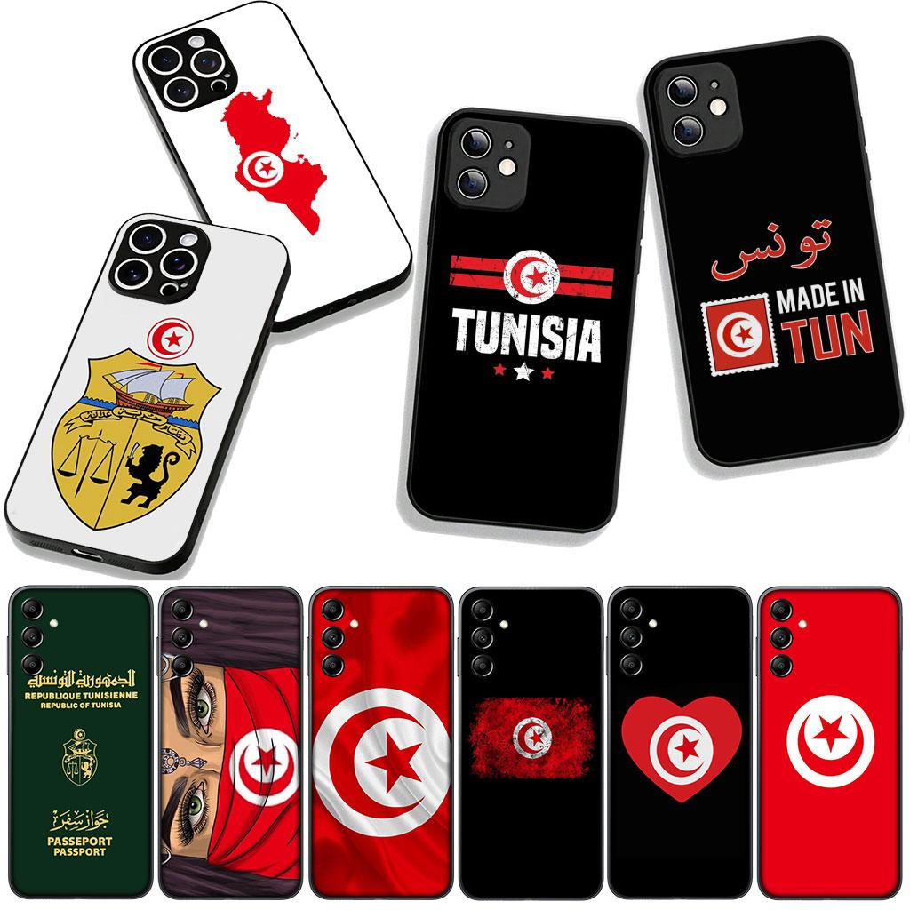 Tunisia Flag Map Cover Phone Case for Xiaomi Redmi Note 14 12 13 ProPlus A4 A3 Pro Plus 12C 13C 14C 5G