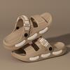 Men's Slippers Thick Sole Summer Beach Slides EVA Lightweight Open-toe Sandals for Men Non-slip Indoor Bathroom Home Shoes