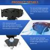 Motorcycle LED Headlight 3 Lens 6 Modes High Low Beam Spotlight Off Road Electric Vehicle Work Light
