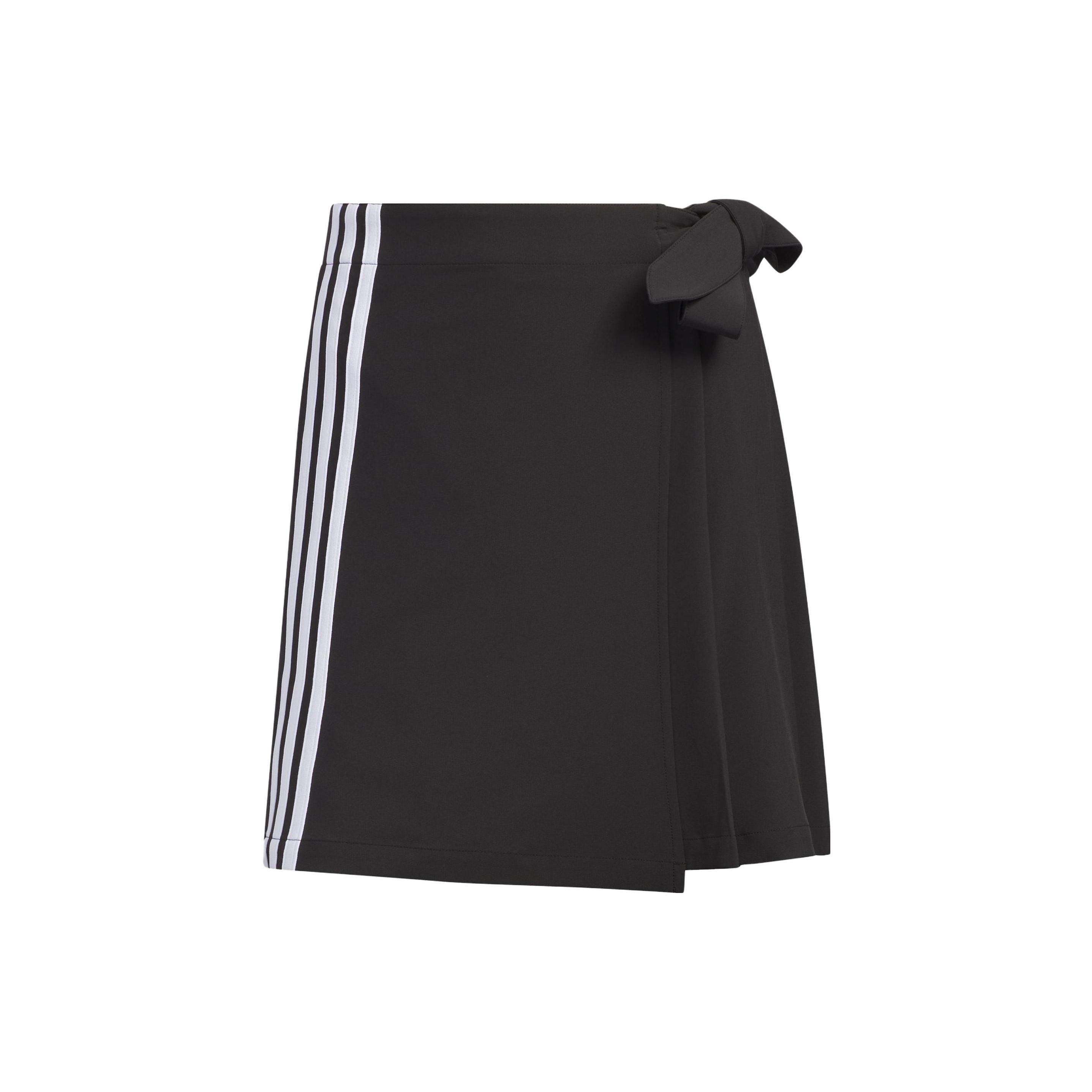 

adidas Vibe Wrap Skirt Black White Women IK5148 XL