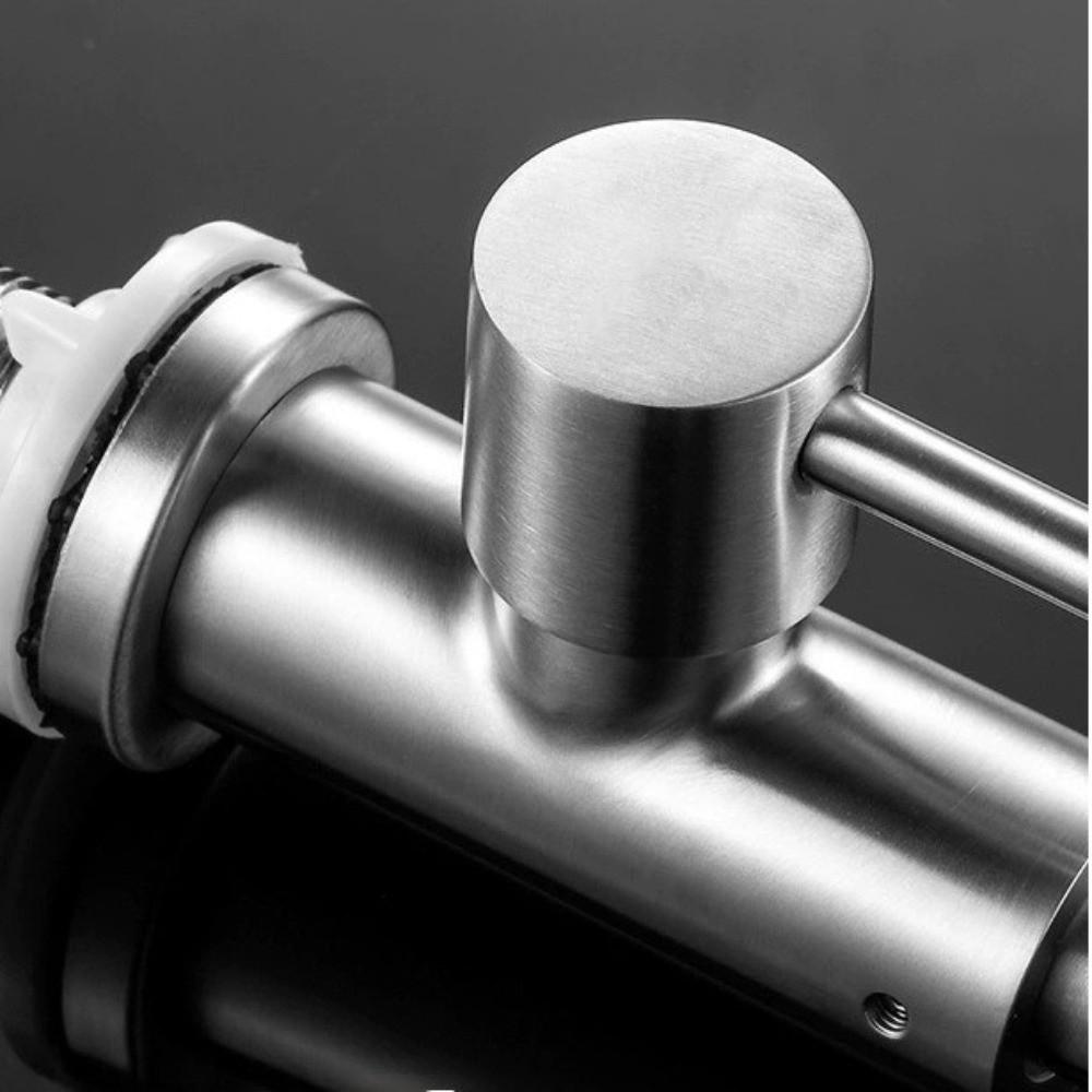 360° Drehbarer Küchenwasserhahn 2-in-1 Flexibler Wasserhahn Doppelkopf Spültischarmatur Heimküchengebrauch