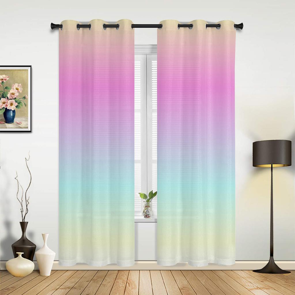 Candy Rainbow Stripes Vorhänge für Schlafzimmer Wohnzimmer Vorhänge Küche Kinderzimmer Fenster Vorhang Moderne Wohnkultur