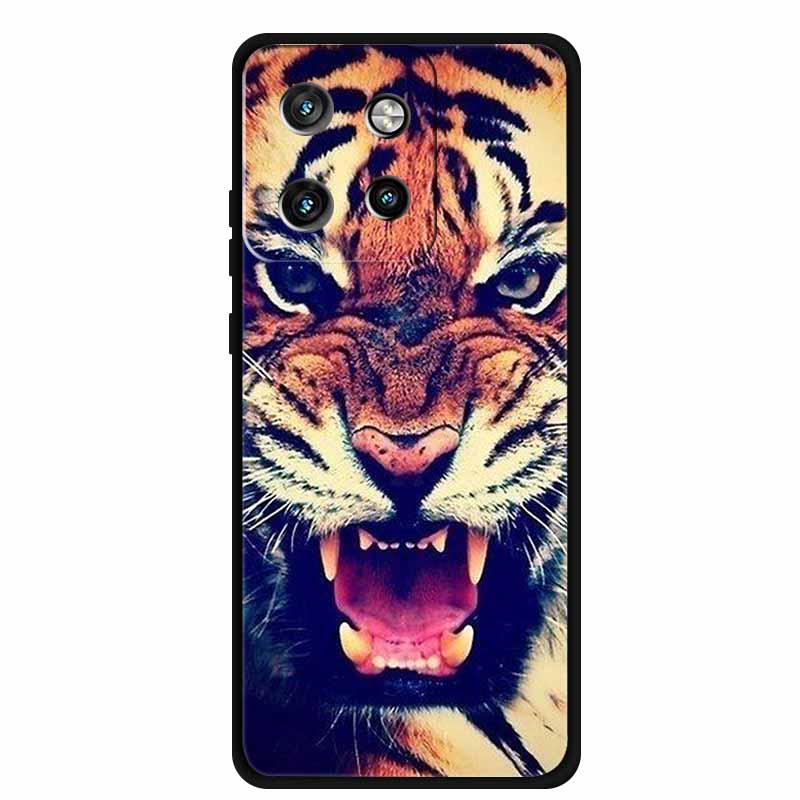 Soft Case For Motorola Moto G75 5G Cover Silicone Print Luxury Flower TPU Soft Phone Cases For Moto G75 5G  Animal Colorful TPU