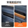 For ZEEKR 9X 2026 Car Mounted Second Row Aisle Storage Box Seat Inner Side Silicone Car Interior Modified Accessories