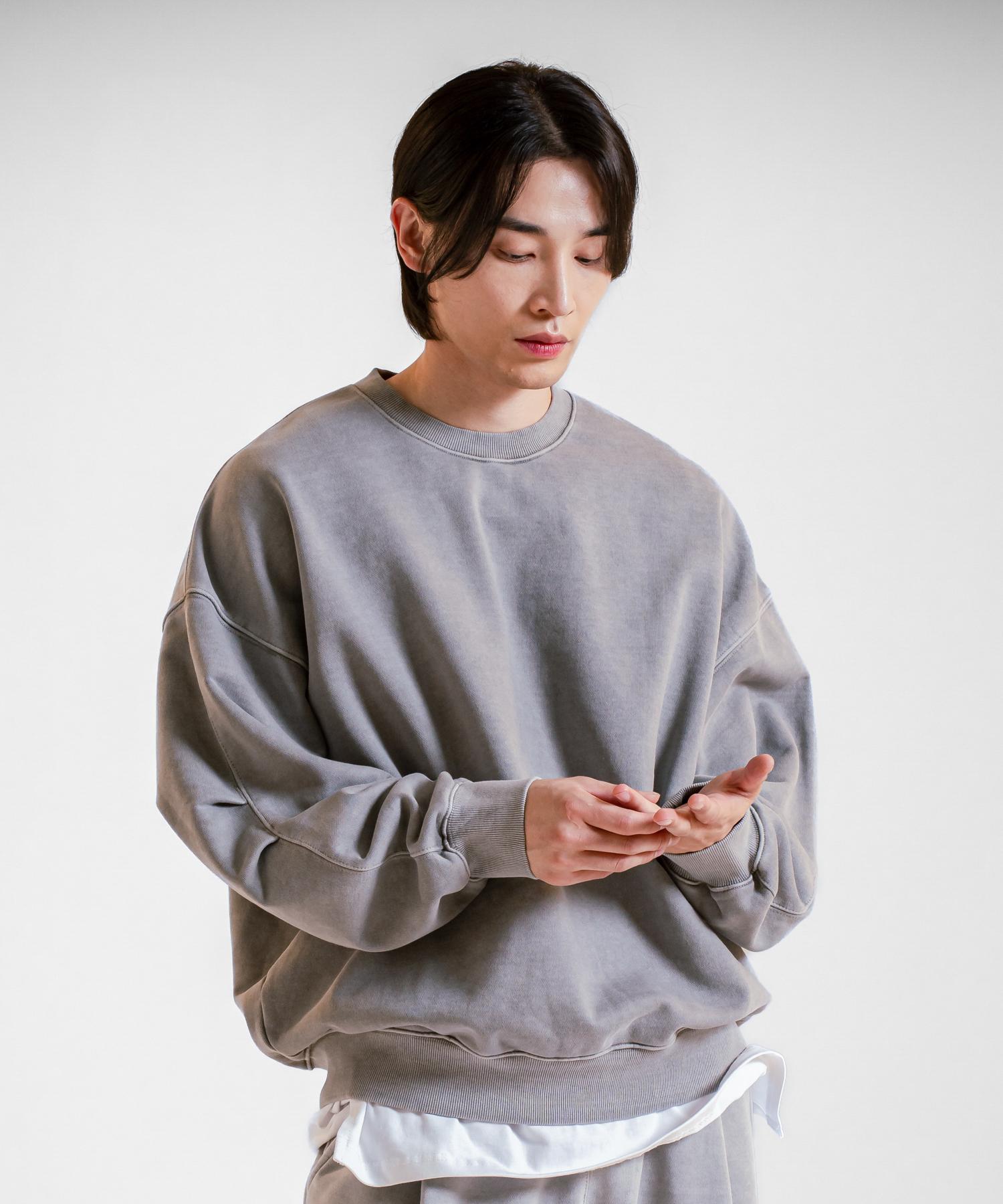 Ps Shopper Pigment Small Logo Sweatshirt [Light Grey] M