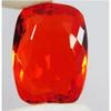 Certified 136.75 Ct Mexican Fire Opal Red Orange Cushion Cut Natural Gemstone