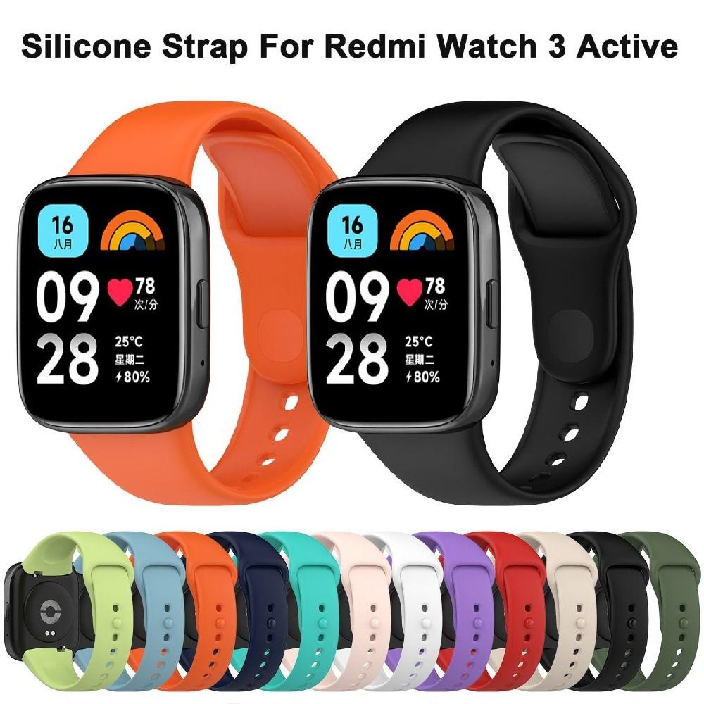 Silicone Strap  Redmi Watch 3 Active Smart Watch Replacement Sport Bracelet Wristband for Redmi Watch3 Active Strap