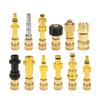 High Pressure Washer Adapter 1/4" Spray Nozzle Tips Sets Brass Female Quick Connector for