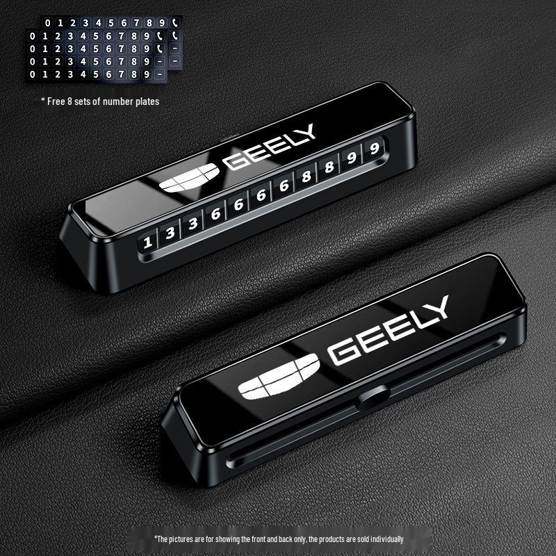 Geely 4th Gen Boyue L Pro Binrui Dual Temp Parking Plate Phone Card