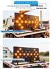 25-Light LED Vehicle-Mounted Road Guidance Sign for Highway Construction