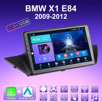 Radio per Auto Android Carplay 2 DIN per BMW X1 E84 2009-2012 Lettore Multimediale Unità Principale Stereo Navigazione GPS BT WIFI 2+32GB