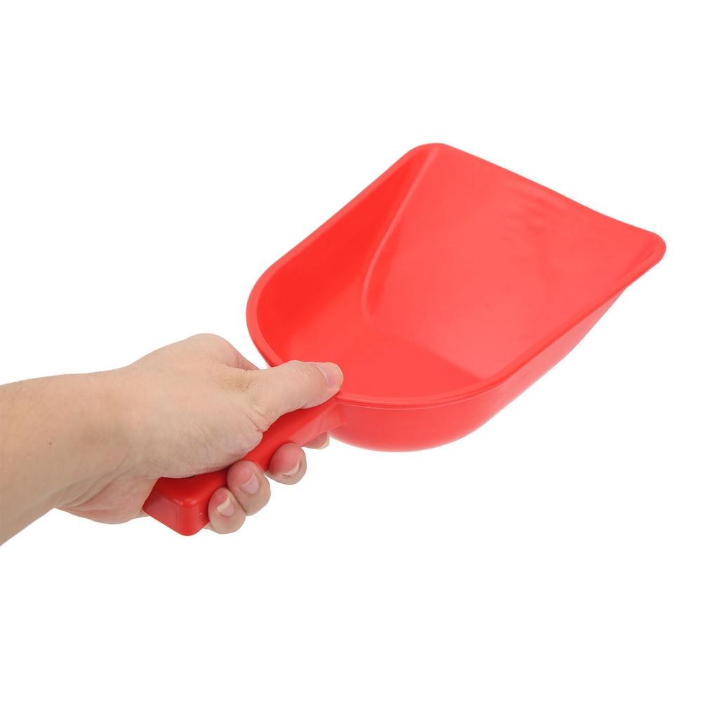Plastic Feed Shovel Easy Clean PE Refrigerator Ice   Snow Scoop Handle with Hook