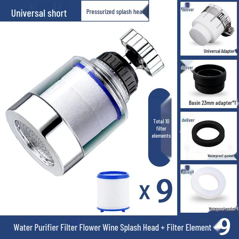 Universal Kitchen Faucet Water Purifier Extender Aerator
