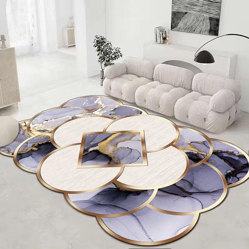 Irregular Marble Carpet Living Room Dirt Resistant Wear-resistant Easy To Maintain Carpet