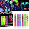 6 PCS Festival Face Paint Luminous Body Painting Professional Face Paint