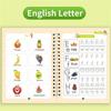 Grooves Writing Practice For Children Handwriting Practice Copybook Set,Reusable Practice Book For Preschool Age 3-5