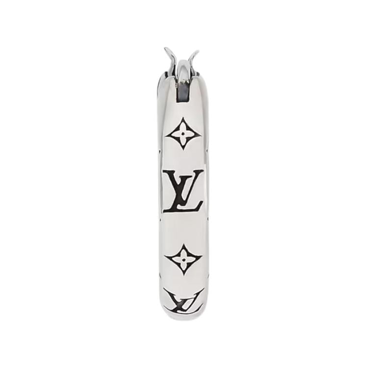 LOUIS VUITTON Sterling Silver Earrings Unisex Silver M03304