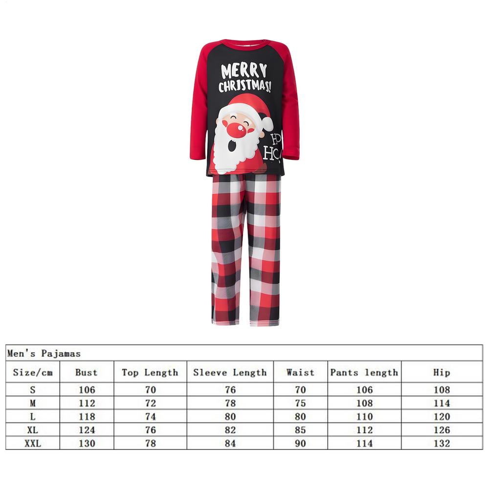 Family Christmas Pajamas Matching Sets Snowman Sleepwear Holiday Pajama Sets for Couples Adult Women Men Boy Girl Kids Christmas L