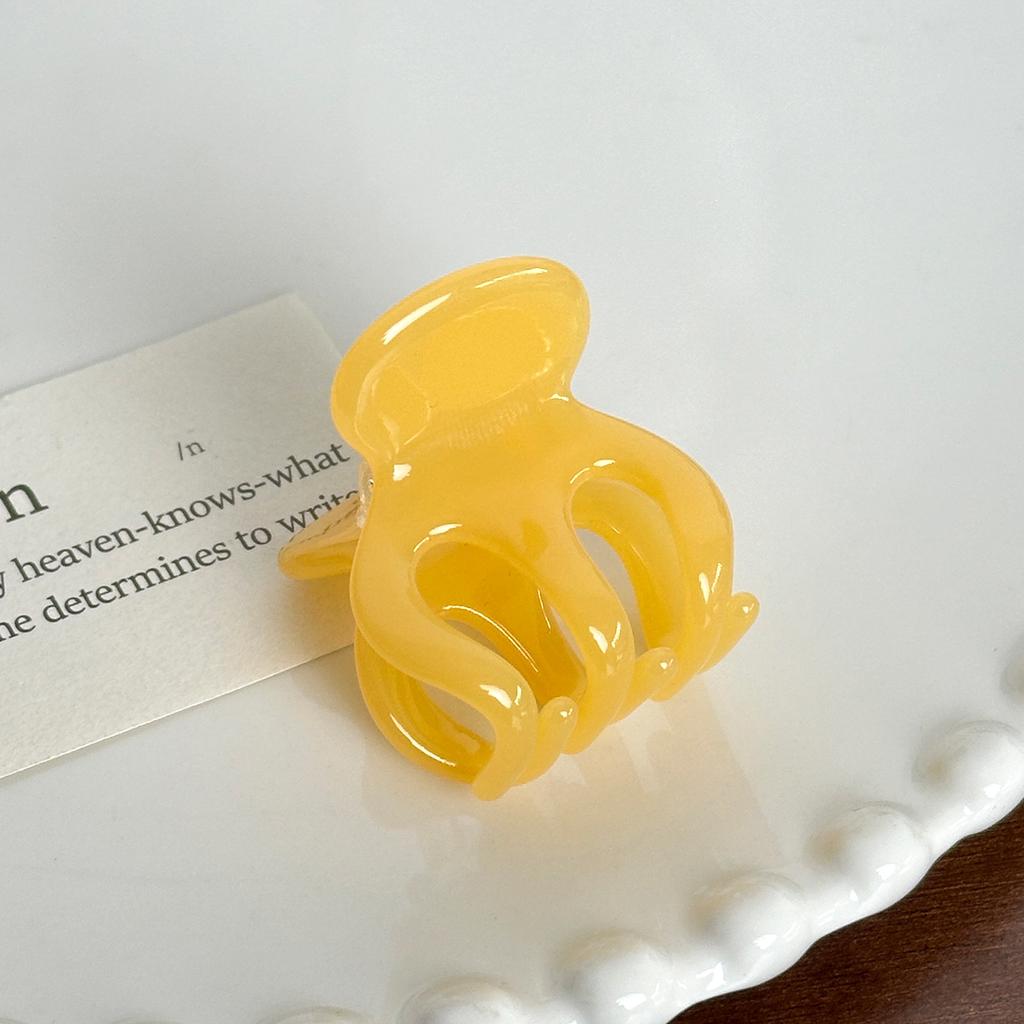 Retro Acetate Hair Claw Clips Sweet Small Hairpins Crab Clamp Barrettes for Womens Girls Trendy Ponytail Holders Party Accessory