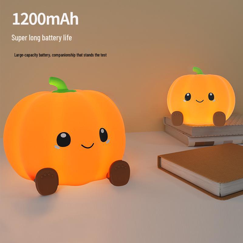 Whale Pat Pat Silicone Night Light - Color-Changing Sleep Aid and Eye Protection for Bedroom Ambiance