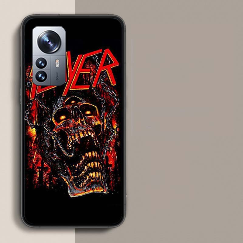 Slayer Heavy Metal Rock Band Phone Case For Xiaomi Mi 13 12T Poco F7 Pro 14 Ultra 15 Pro 12X 12 9 8 Lite 5G 11T 11i 10 10T Pr