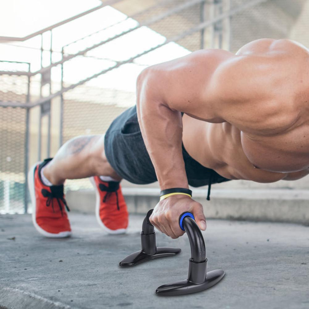 1 Pcs Pushup Stand Bar for Fitness Sports Equipment for Exercise Body Building(blue)