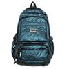 Fashionable Solid Color Embossed Texture Student Backpack For University Use